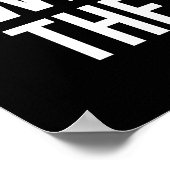 Nichts funktioniert ohne Arbeit - Fitness, Hektik Poster (Ecke)