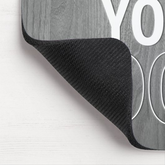 Nichts funktioniert, wenn Sie es nicht tun, weißer Mousepad (Ecke)