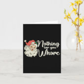 Nichts für Sie Funny Weihnachts-T-Shirt Karte (Gelbe Blume)