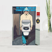 Nichts geht auf sonnige Polizei zum Geburtstag Karte (Vorderseite)