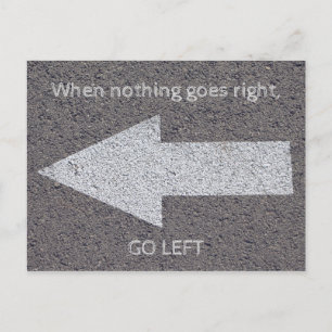 Nichts geht postkarte