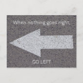 Nichts geht postkarte (Vorderseite)