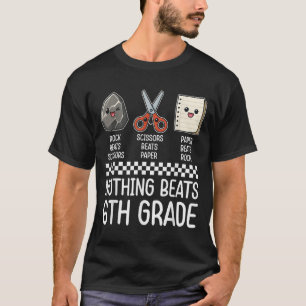 Nichts geht über 6. Klasse lustig zurück zur Schul T-Shirt