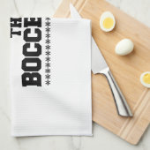 Nichts gibt es mehr als Bocce-Ball, was ich Liebe  Geschirrtuch (Viertel Falte)