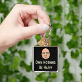 Nichts glücklich sein schlüsselanhänger (Hand)