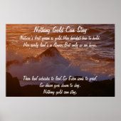 Nichts Gold Bleibe den Ozean Poster (Vorne)
