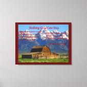 Nichts Gold Bleibe Leinwanddruck (Vorderseite)