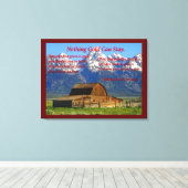 Nichts Gold Bleibe Leinwanddruck (Insitu (Holzboden))