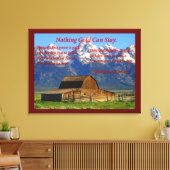 Nichts Gold Bleibe Leinwanddruck (Insitu (Wohnzimmer))