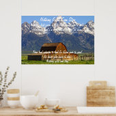 Nichts Gold Bleibe Poster 1 (Küche)