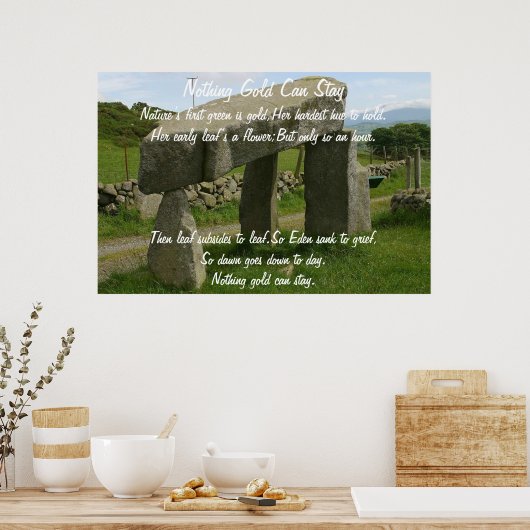 Nichts Gold Bleibe Poster 2 (Küche)