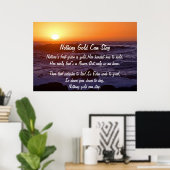 Nichts Gold Bleibe Sun Poster (Heimbüro)