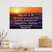 Nichts Gold Bleibe Sun Poster (Küche)
