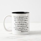 Nichts Gold kann bleibe Zweifarbige Tasse (Links)