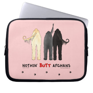 Nichts Hintern-Afghanen Laptopschutzhülle