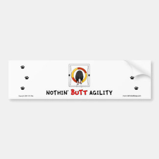 Nichts Hintern-Agility-Autoaufkleber Grenze-Collie Autoaufkleber