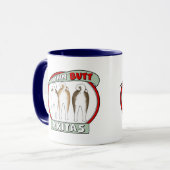 Nichts Hintern Akitas Tasse (Vorderseite Links)