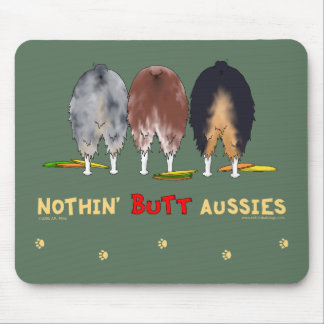 Nichts Hintern-Australier Mousepad