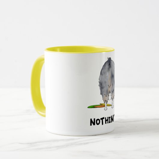 Nichts Hintern-Australier-Tasse Tasse (Vorderseite Links)