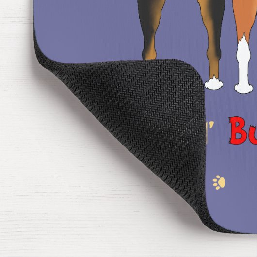 Nichts Hintern Basenjis Mousepad (Ecke)
