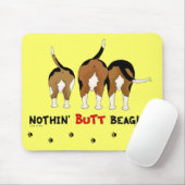 Nichts Hintern-Beagles Mousepad (Mit Mouse)