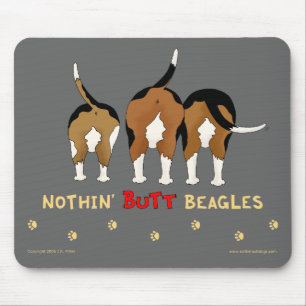 Nichts Hintern-Beagles Mousepad