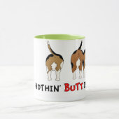 Nichts Hintern-Beagles Tasse (Zentrum)