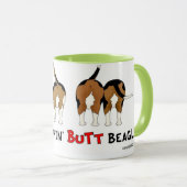 Nichts Hintern-Beagles Tasse (VorderseiteRechts)