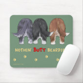Nichts Hintern Beardies Mousepad (Mit Mouse)