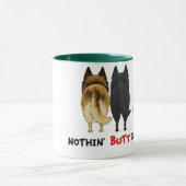 Nichts Hintern-Belgier Tasse (Zentrum)