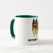 Nichts Hintern-Belgier Tasse (Vorderseite Links)