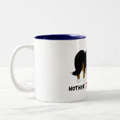 Nichts Hintern Berners Zweifarbige Tasse (Links)