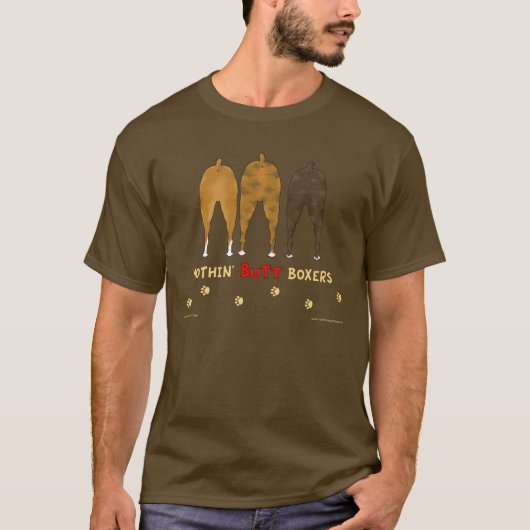 Nichts Hintern-Boxer-Dunkelheits-T - Shirt (Vorderseite)