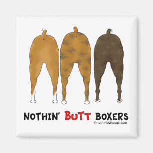 Nichts Hintern-Boxer Magnet