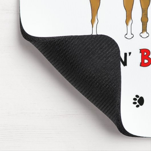 Nichts Hintern-Boxer Mousepad (Ecke)
