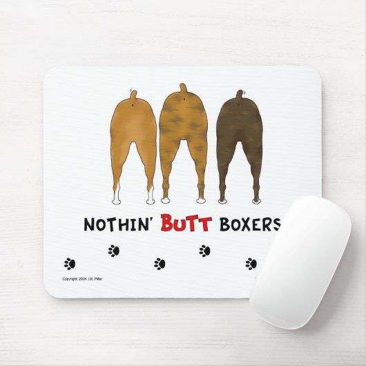 Nichts Hintern-Boxer Mousepad (Mit Mouse)