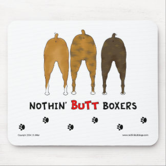 Nichts Hintern-Boxer Mousepad
