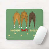 Nichts Hintern-Boxer Mousepad (Mit Mouse)