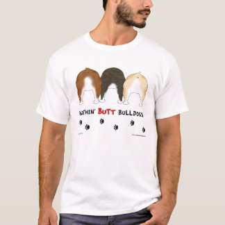 Nichts Hintern-Bulldoggen T-Shirt