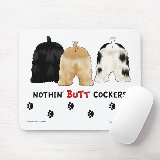 Nichts Hintern-Cockerspaniele Mousepad (Mit Mouse)
