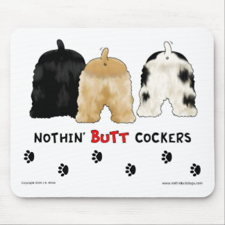 Nichts Hintern-Cockerspaniele Mousepad