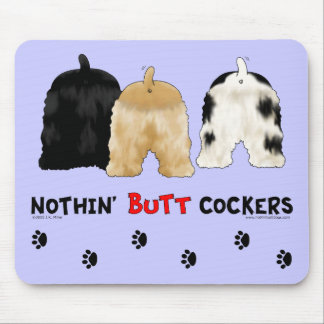 Nichts Hintern-Cockerspaniele Mousepad