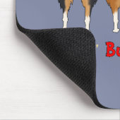 Nichts Hintern-Collies Mousepad (Ecke)