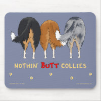 Nichts Hintern-Collies Mousepad