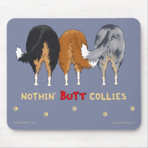 Nichts Hintern-Collies Mousepad