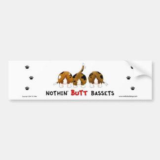 Nichts Hintern-Dachshunde Autoaufkleber