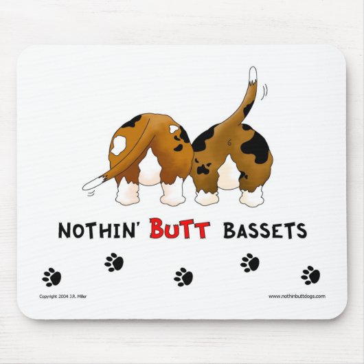 Nichts Hintern-Dachshunde Mousepad (Vorne)