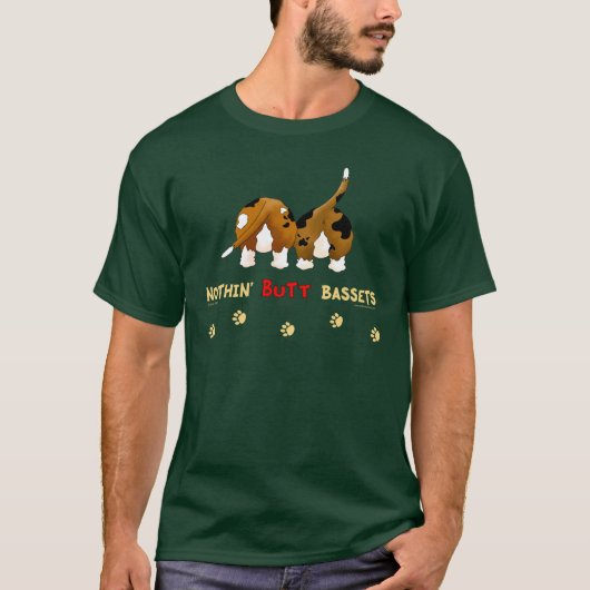 Nichts Hintern-Dachshunde T-Shirt (Vorderseite)