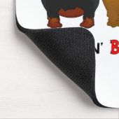 Nichts Hintern-Dackeln Mousepad (Ecke)