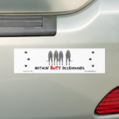 Nichts Hintern Deerhounds Autoaufkleber (Auf Auto)